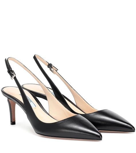 prada mid heel pumps|prada women's pumps.